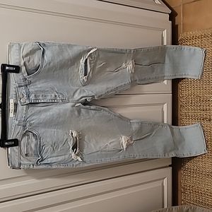 Mens Pacsun acid wash denim jeans moto size 34 waist 32 length